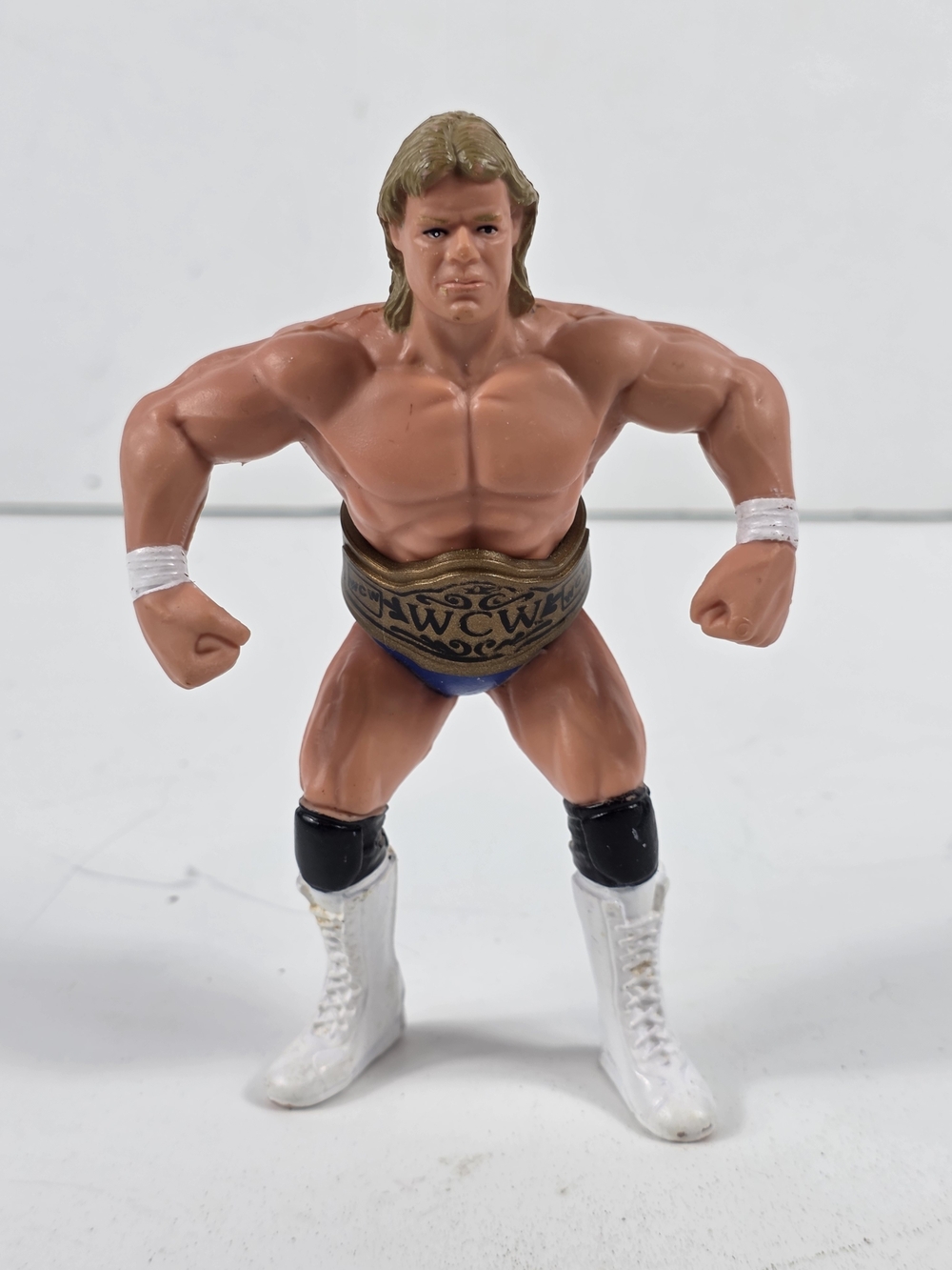 Vintage Galoob WCW Lex Luger Action Figure With Belt